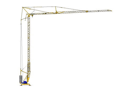 POTAIN Igo T 85 A Cranes with 0-50 HP Range & Has Cranes Type